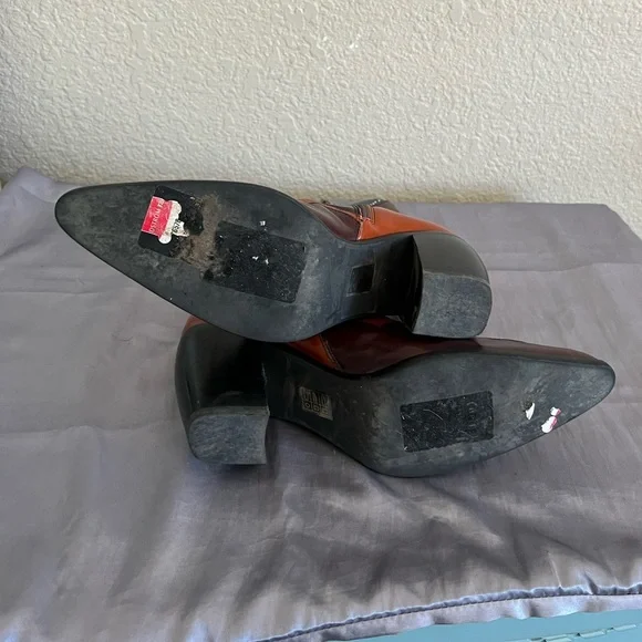 Jeffrey Campbell Saddle Up Western Pull On Boots 9 SOLD OUT - Picture 6 of 12